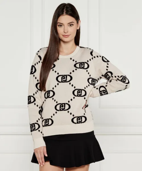 

Свитер Regular fit Liu Jo Sport, бежевый