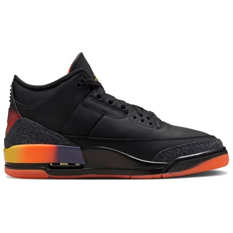 Jordan Air Jordan 3 винтажные баскетбольные кроссовки мужские, Black — фото 2