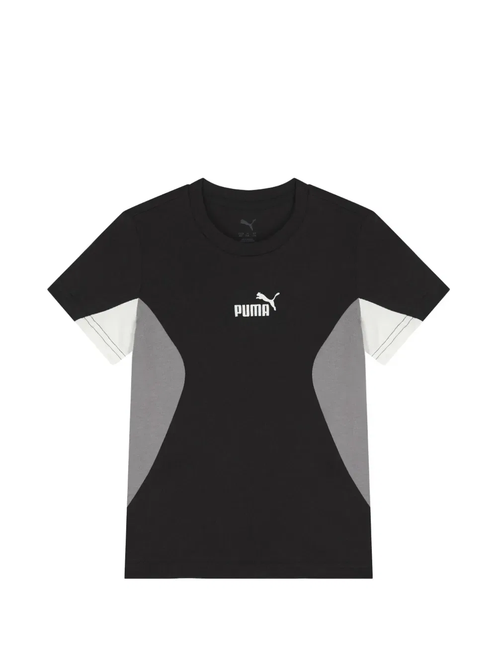 Футболка Essentials с блочным рисунком Puma Kids, черный