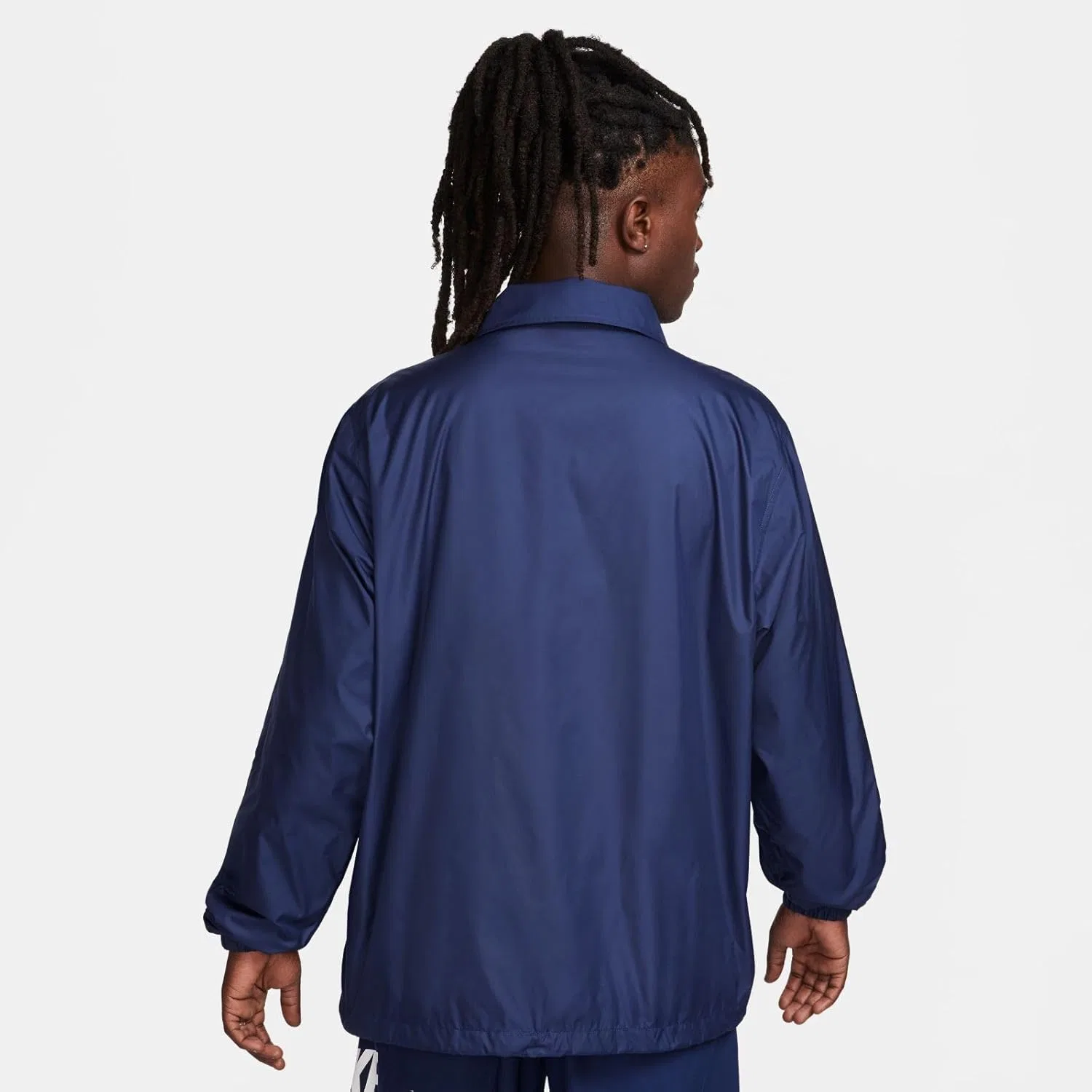 Куртка тренера Nike Club для мужчин, темно-синяя (Midnight Navy) — фото 3