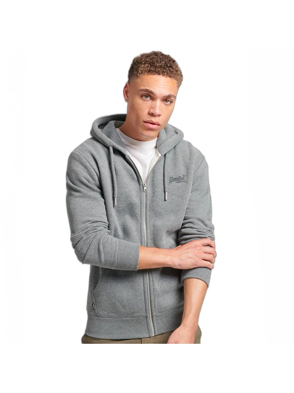 

Толстовка с винтажным логотипом Superdry, серый
