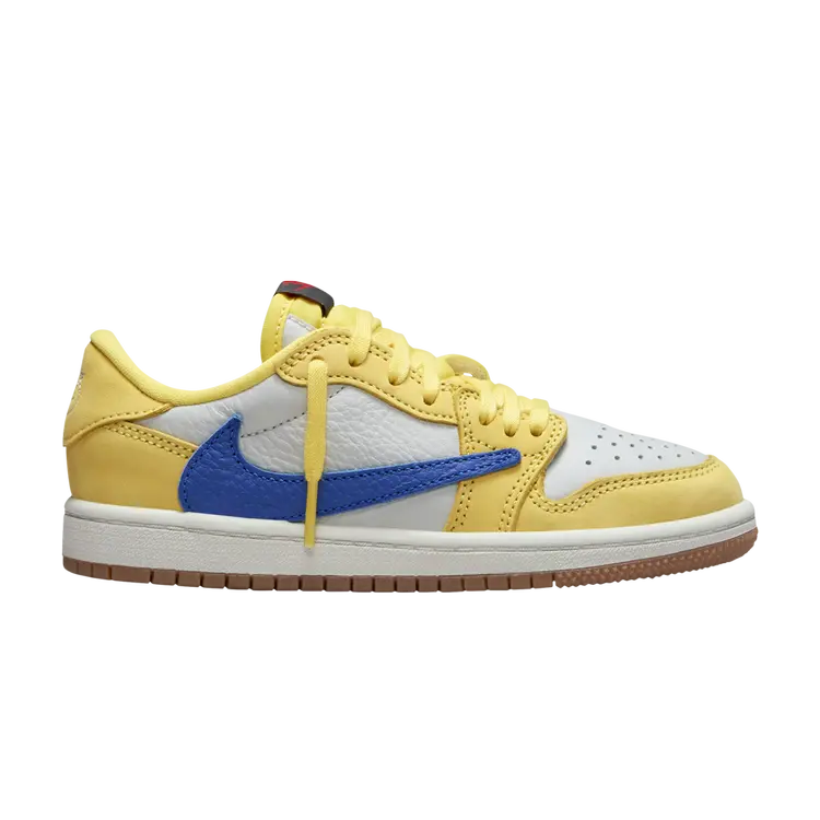 

Кроссовки Air Jordan Travis Scott x Air Jordan 1 Retro Low OG SP PS, желтый