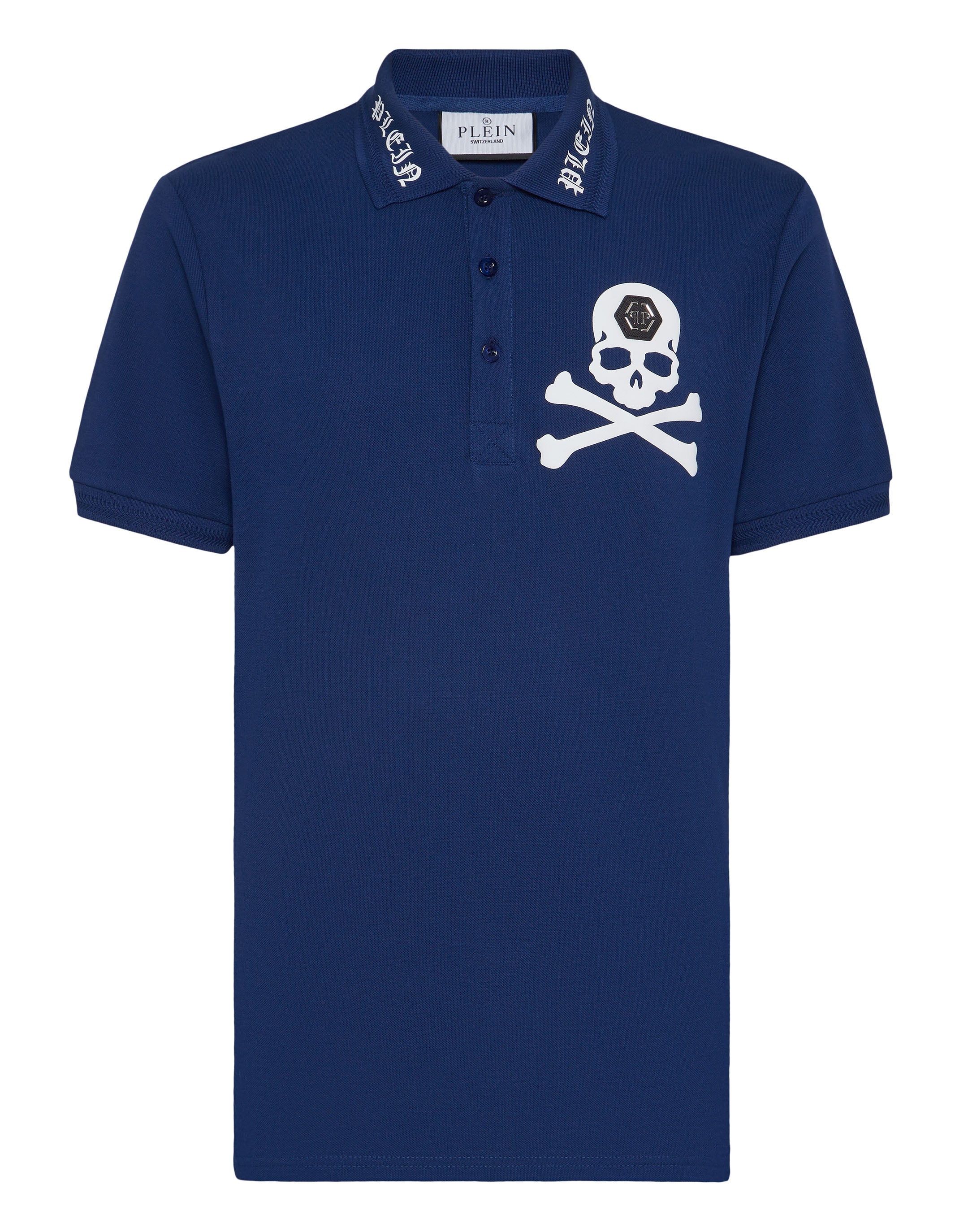

Рубашка поло SS Skull&Bones PHILIPP PLEIN, темно-синий