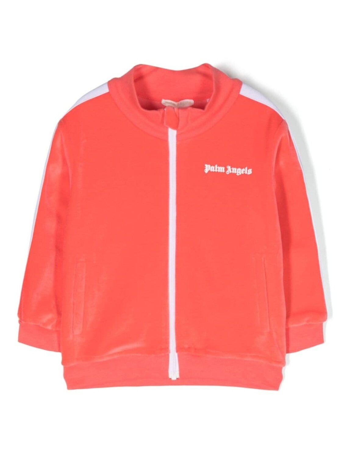 

Palm Angels Kids куртка на молнии с логотипом, оранжевый