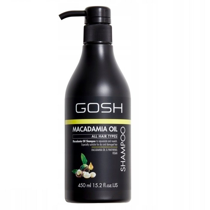 

Gosh, Macadamia Oil, шампунь для волос с маслом макадамии, 450 мл