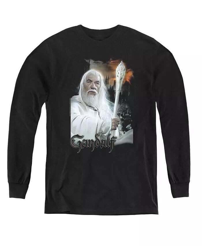 

Свитшот с длинным рукавом Gandalf для мальчиков и подростков Lord Of The Rings, черный