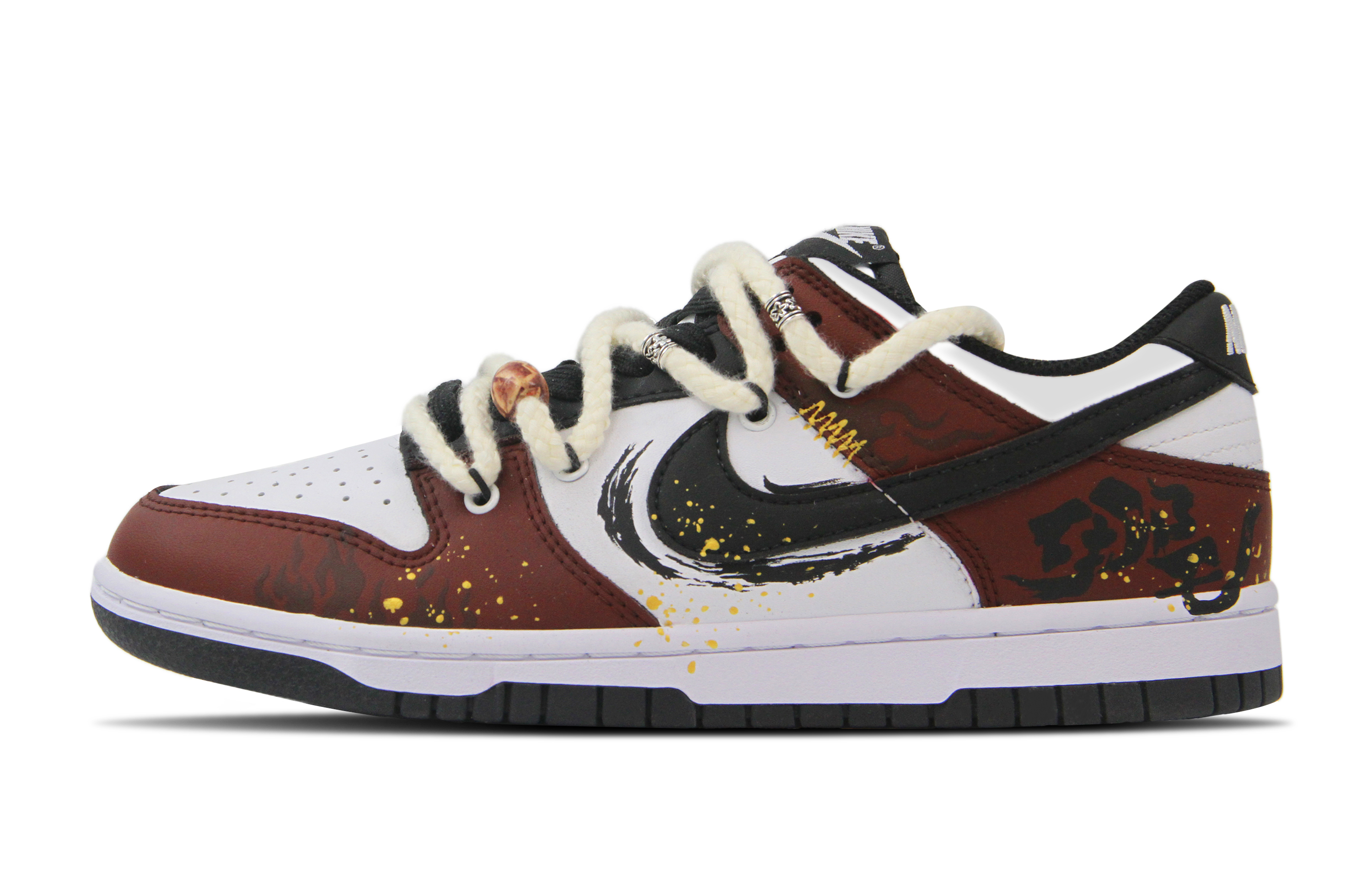 

Nike Кроссовки для скейтбординга Dunk Low-Top, мужские, темно-красные