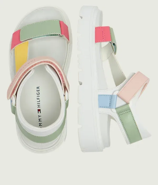 Сандалии на липучке Tommy Hilfiger, мультиколор — фото 3