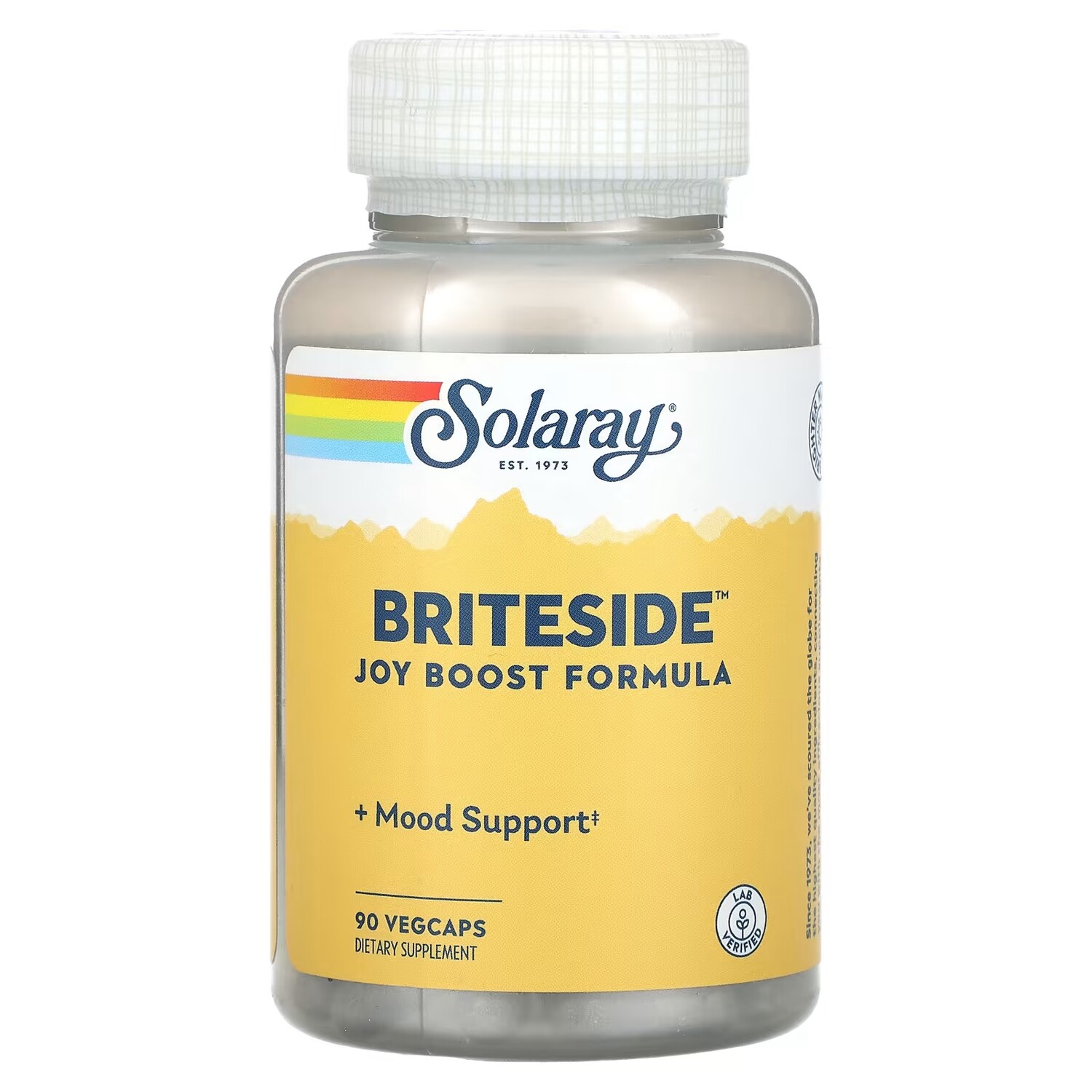 

Добавка Solaray Briteside формула повышения радости, 90 растительных капсул