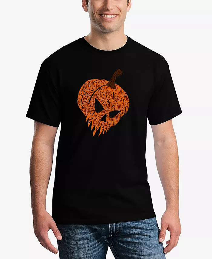 

Мужская футболка Evil Pumpkin с принтом LA Pop Art, черный