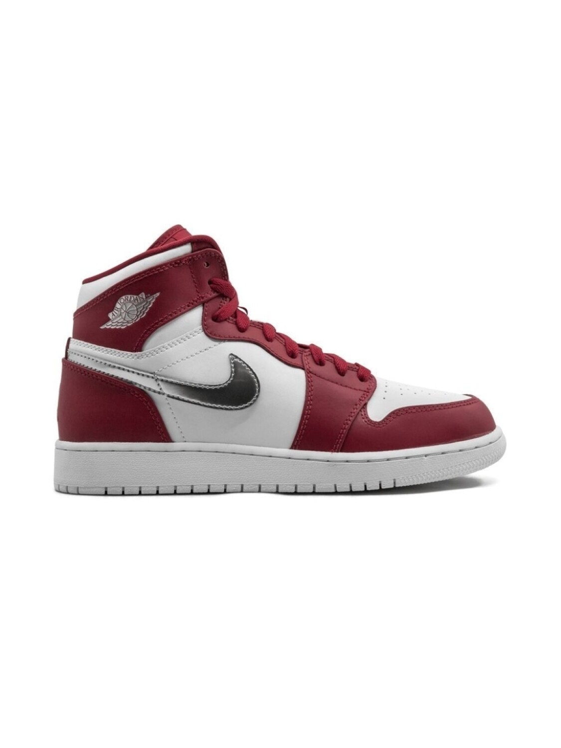 Кроссовки Air Jordan 1 Retro Jordan Kids, красный — фото 2