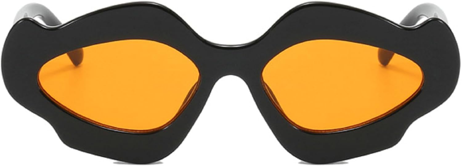 

Винтажные женские солнцезащитные очки с цветочным рисунком, стильная нестандартная форма, градиентные оттенки, модный роскошный дизайн, очки для вечеринок, размер N45 mincl, Yellow