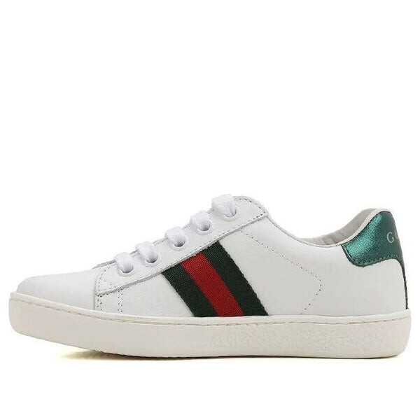 

Кроссовки ace leather sneaker 'white' Gucci, белый