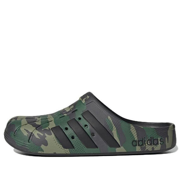 

Тапочки adilette clog 'camo' Adidas, зеленый