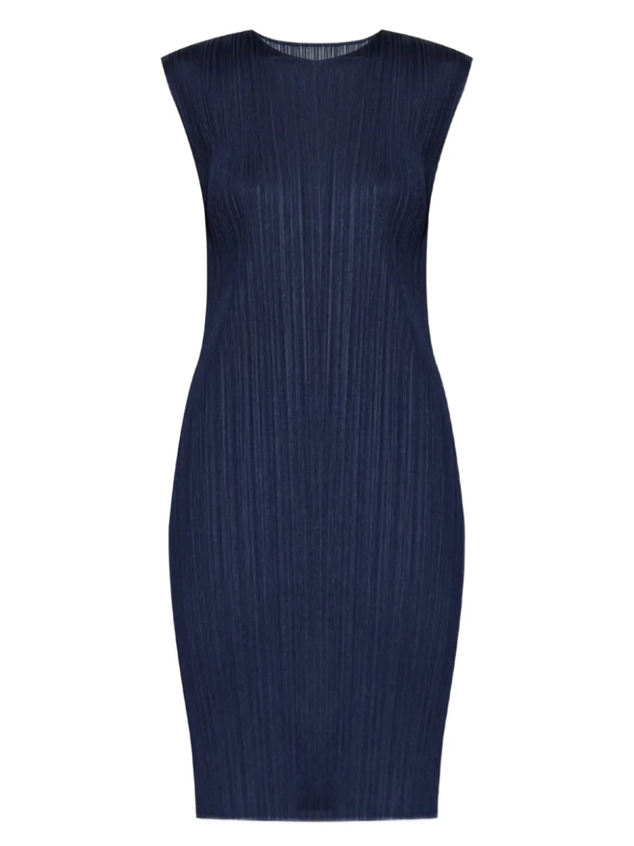 

Платье миди с эффектом плиссе Pleats Please Issey Miyake, синий
