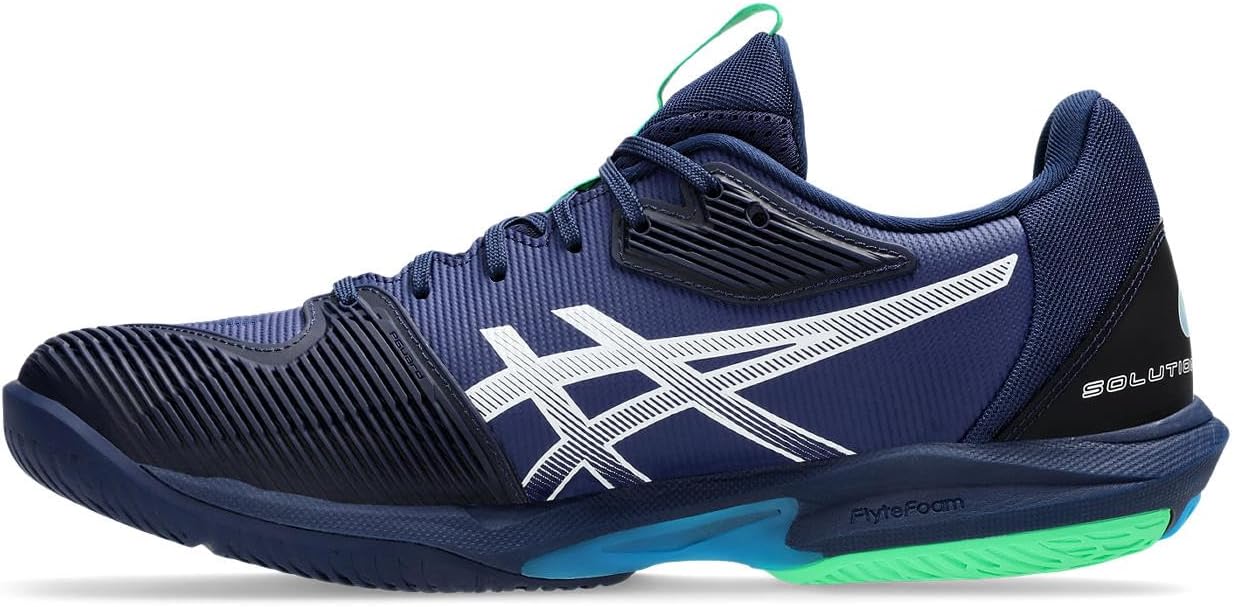Мужские кроссовки ASICS Solution Speed FlyteFoam 3, белый/голубой — фото 4