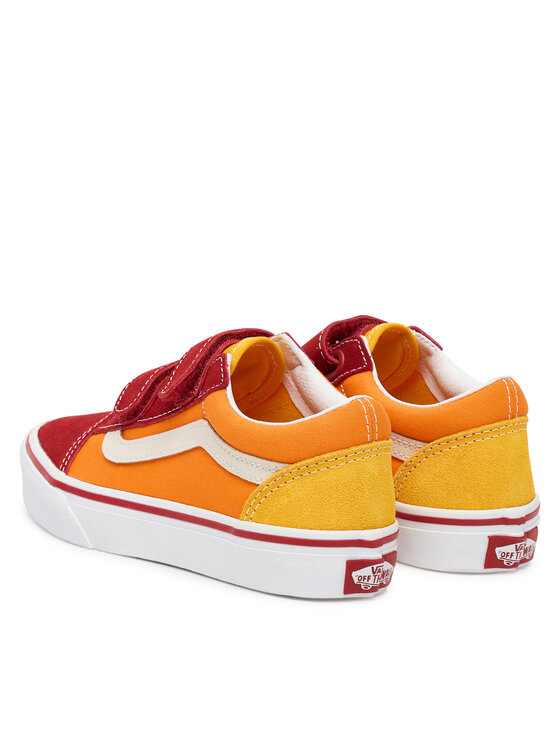 Тканевые кроссовки Old Skool V Retro VN000CYABMC1 Vans, оранжевый — фото 3