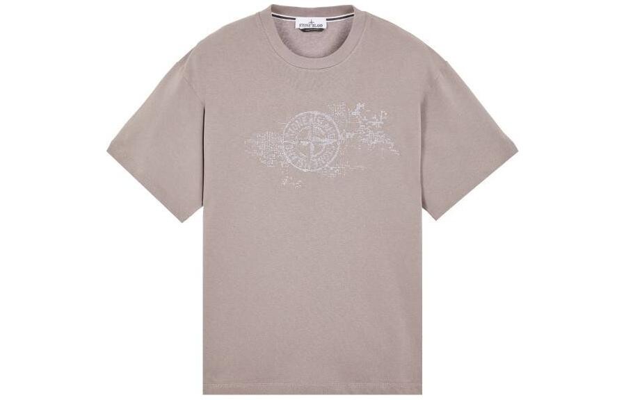 

Футболка мужская хаки Stone Island, хаки