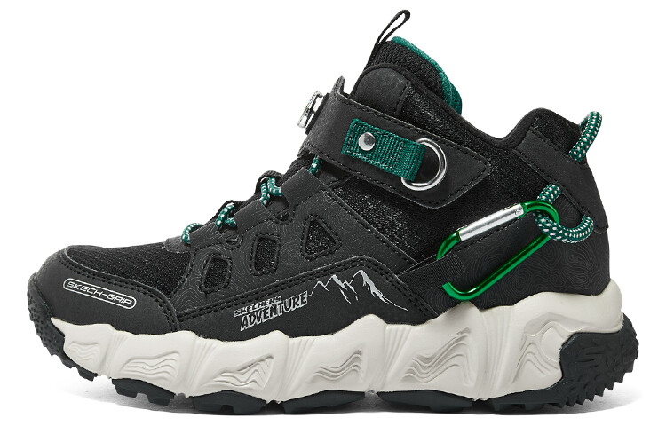 

Кроссовки Skechers Kids Lifestyle Shoes GS Mid-top, черный/зеленый
