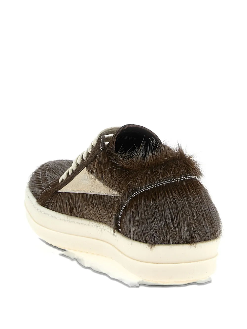Кеды Concordians из ворсистой кожи на шнуровке Rick Owens, коричневый — фото 4