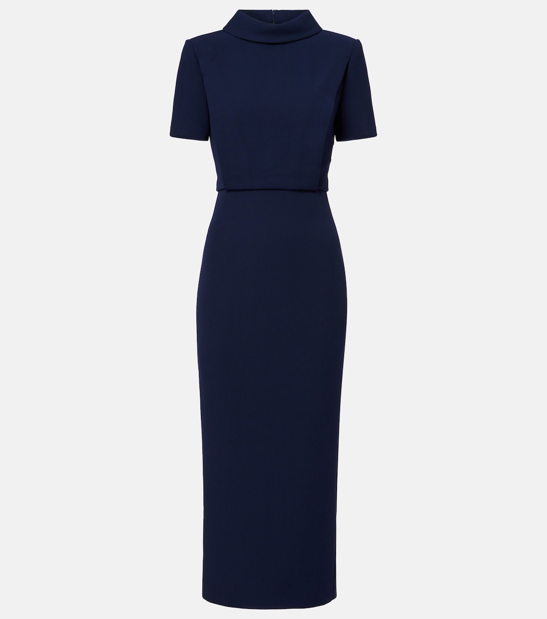 

Платье миди Cady Roland Mouret, темно-синий