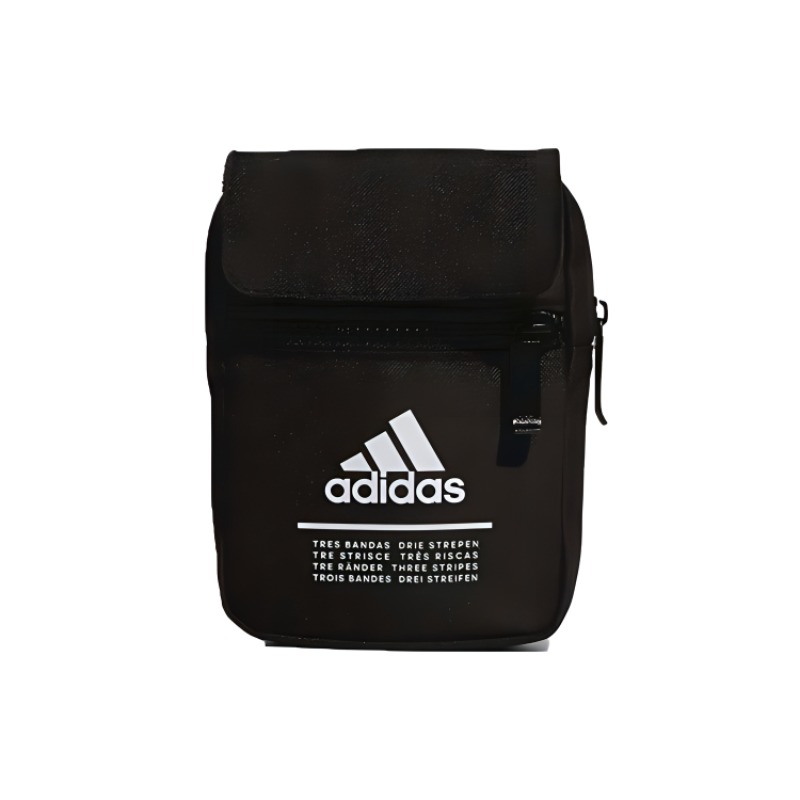 

Полиэстеровая наплечная сумка обычная унисекс черная Adidas