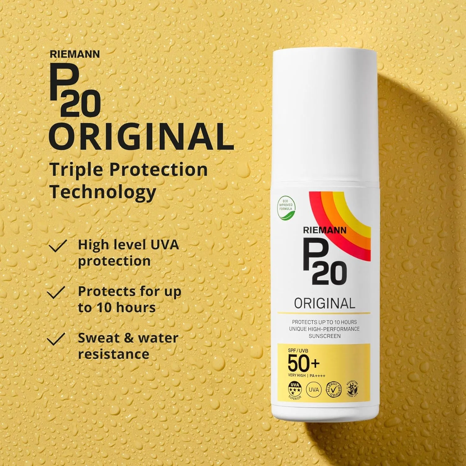 Солнцезащитный спрей Riemann P20 Original SPF50+Plus, 100 мл P20 — фото 2