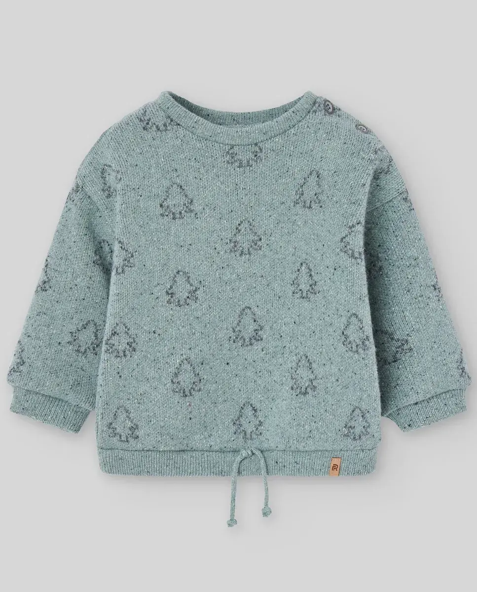 

Вязаный свитер для младенца из коллекции Барни PAZ Rodríguez, светло-зеленый