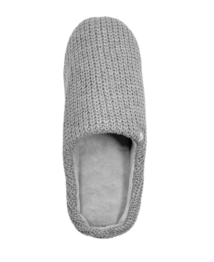 Мужские тапочки Asher Rib Knit Scuff Heat Holders, серый — фото 3
