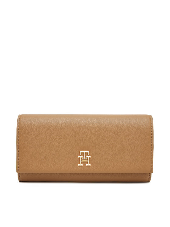 

Большой женский кошелек Th Legacy Flap Lrg Wallet AW0AW17267 Tommy Hilfiger, коричневый