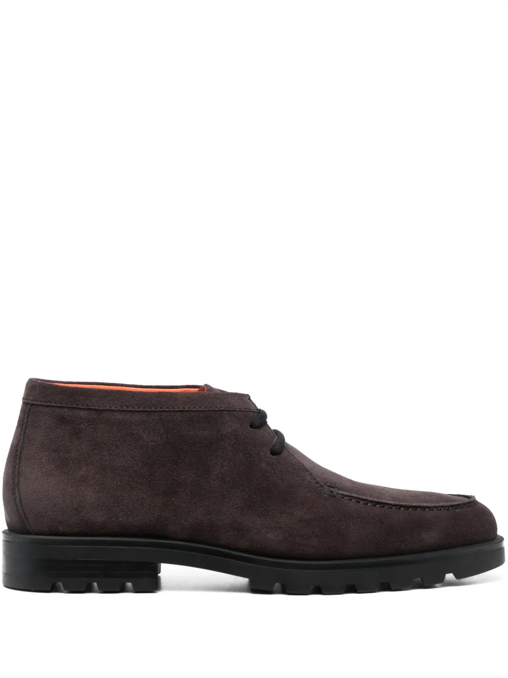 

Ботинки Rock на шнуровке Santoni, серый