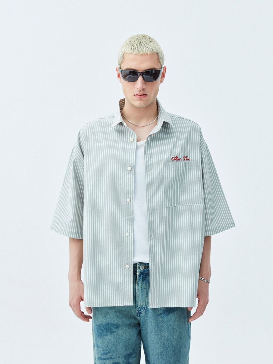 

Рубашка на пуговицах Comfort fit VAMOS CLO Sherman, хаки