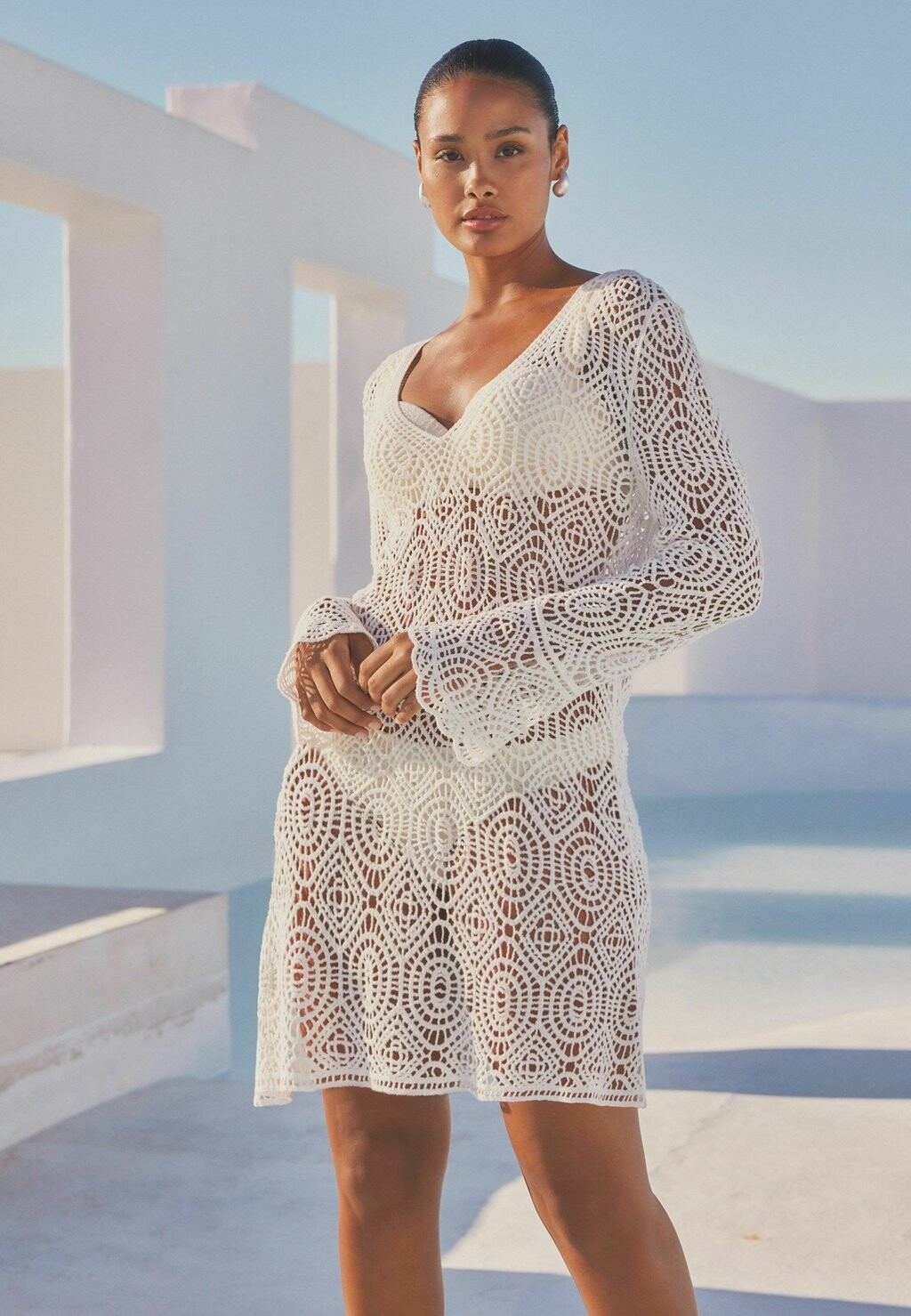 

Пляжный аксессуар COVER-UP REGULAR FIT Next, цвет white