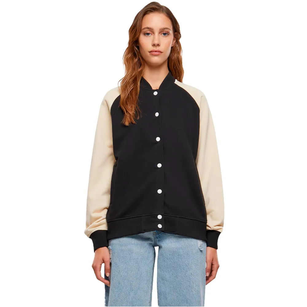 

Куртка Urban Classics Light Terry Raglan College bomber, черный