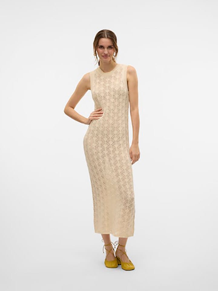 

Длинное платье Vero Moda, песочный
