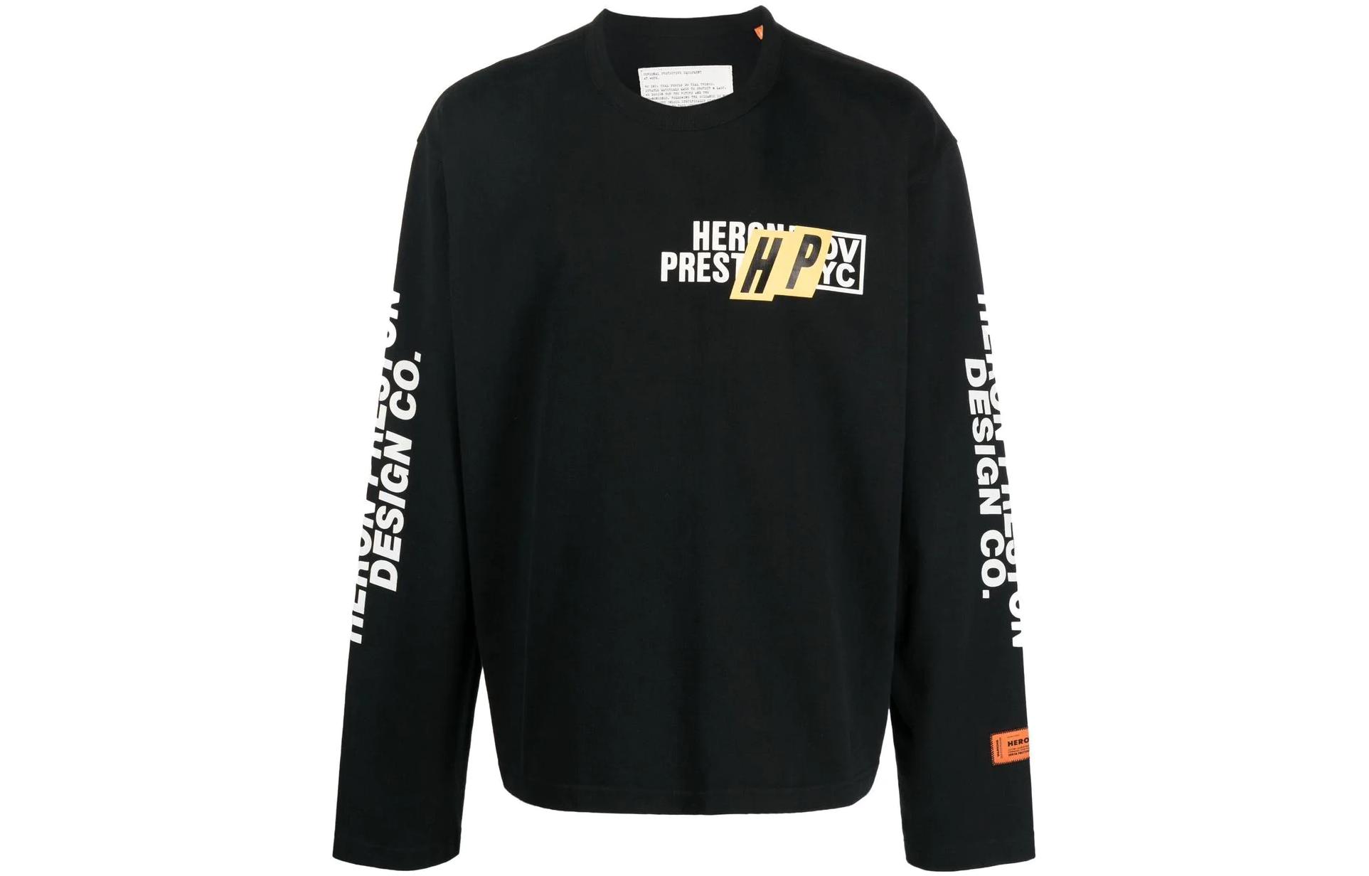 

Недвижимость Ls Футболка HERON PRESTON, черный