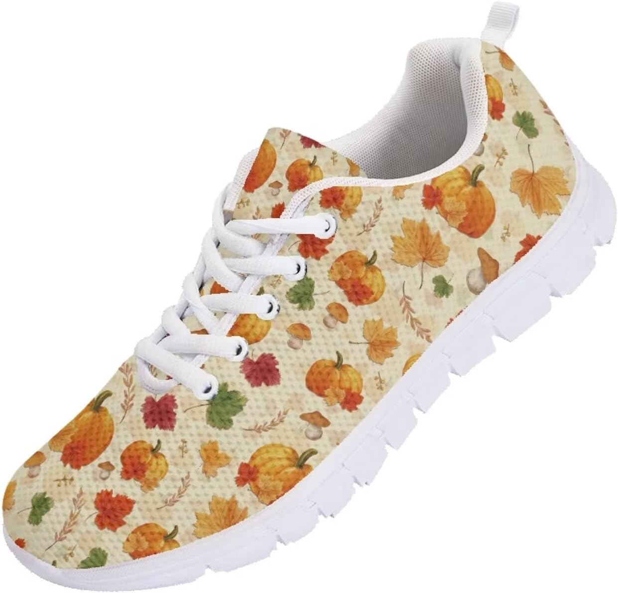 

Мужские кроссовки Funnydude Funny Print для бега, осенние легкие повседневные теннисные кроссовки для тренировок, Pumpkin