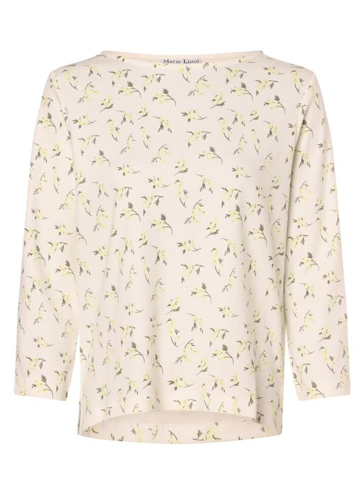 

Футболка Marie Lund Langarmshirt, цвет ecru zitrone