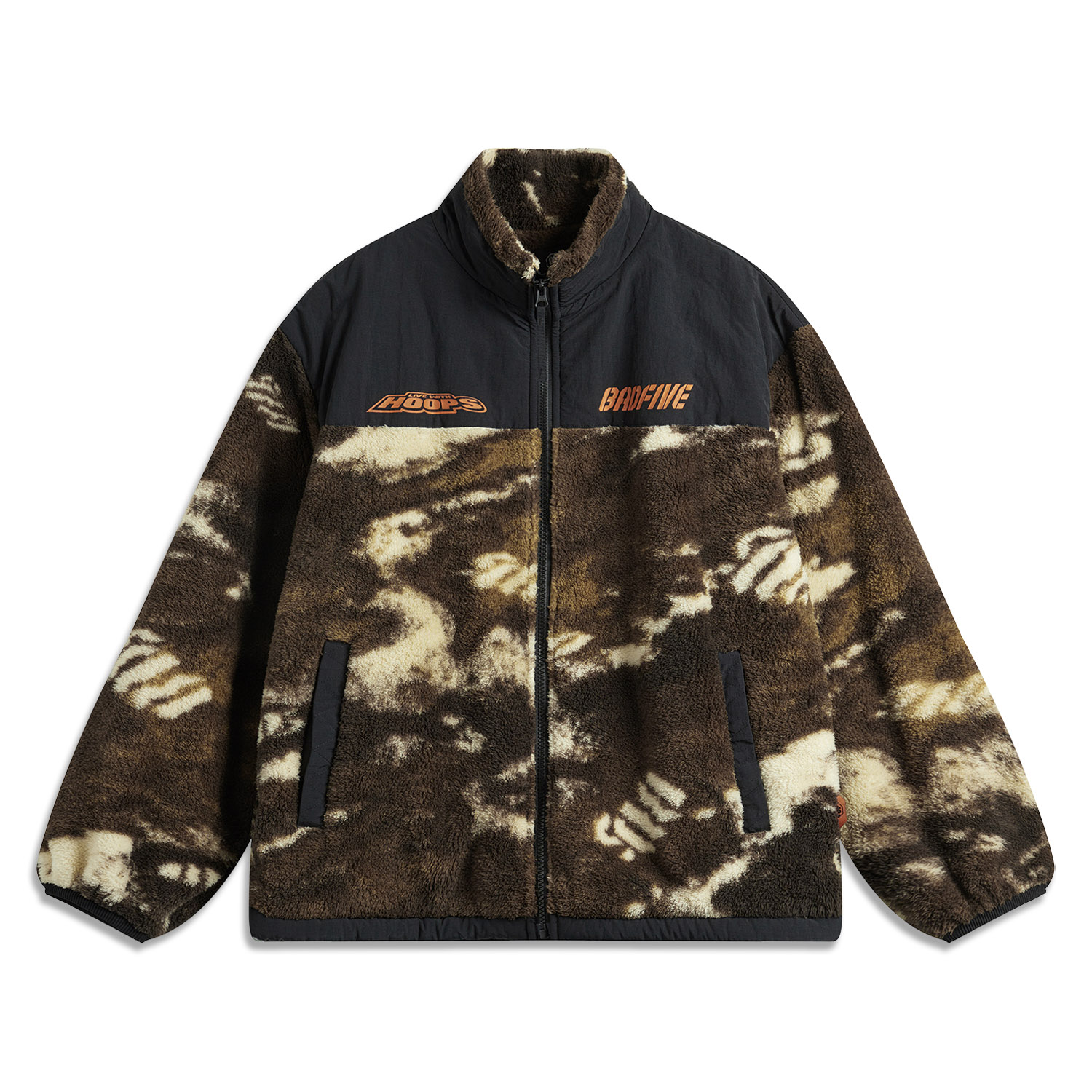 

LINING Куртка BadFive мужская с полным камуфляжным принтом и черным, Camouflage Full Print/Black