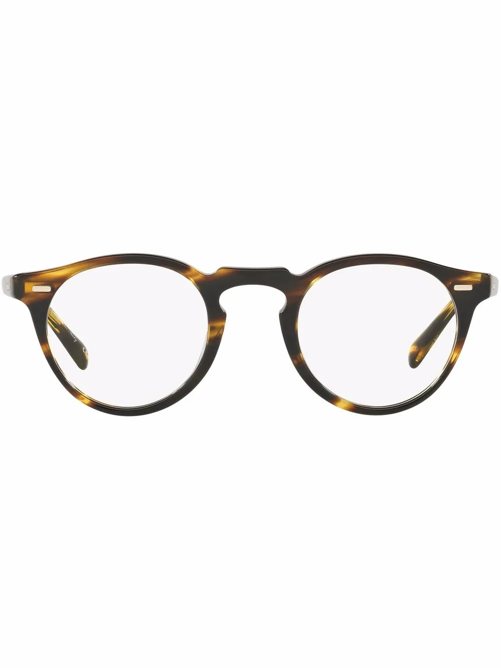 

Очки Gregory Peck в оправе черепаховой расцветки Oliver Peoples, черный