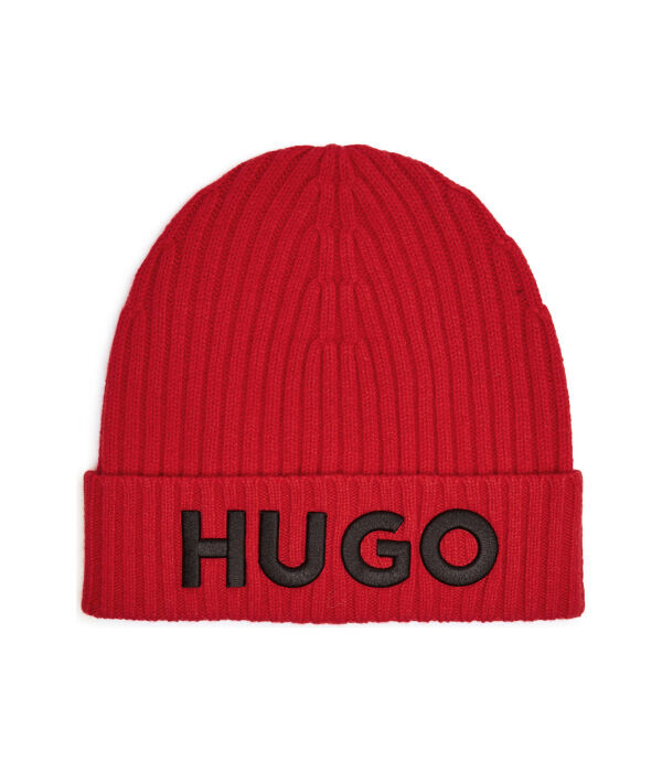 

Шапка Hugo шерстяная, красный