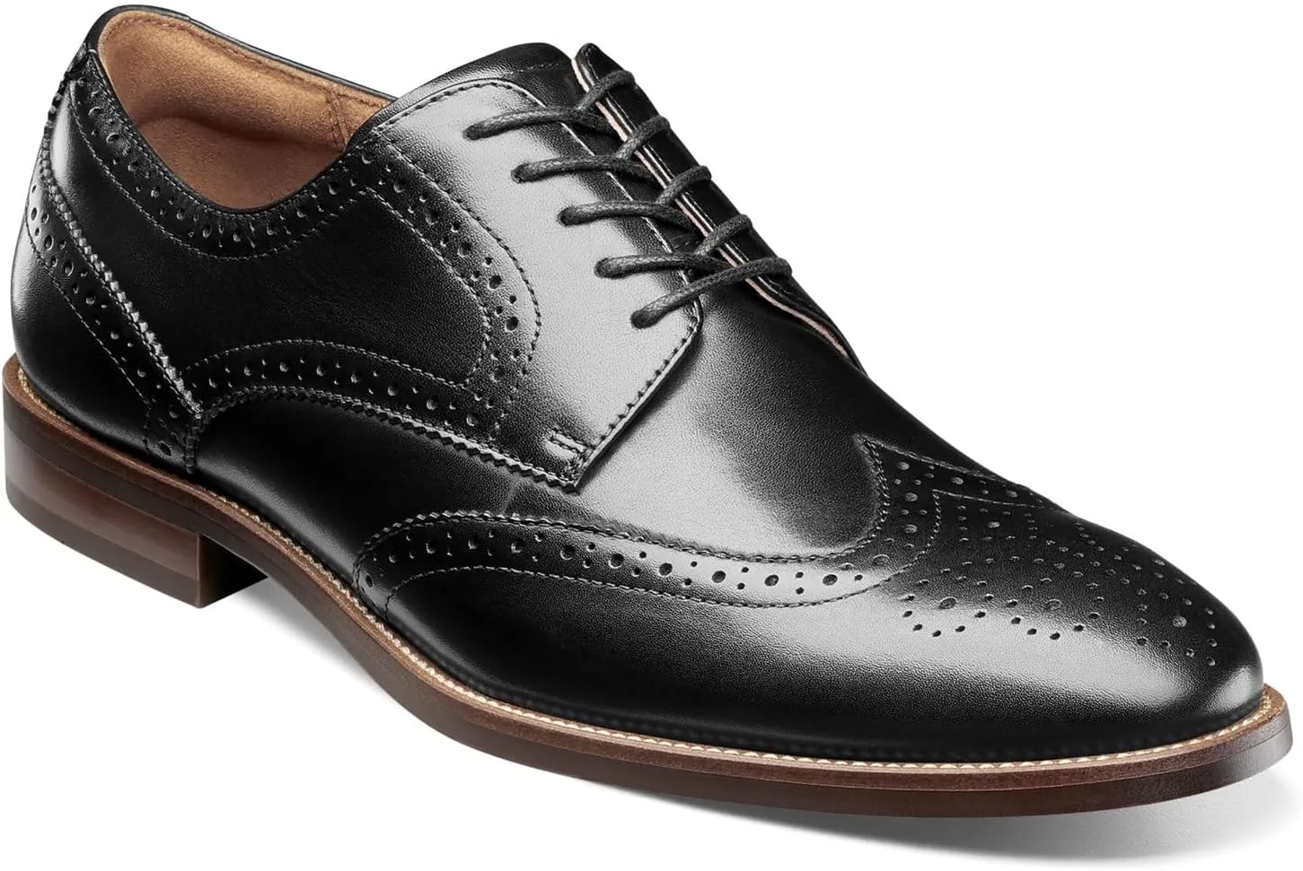 Мужские оксфордские туфли Florsheim Rucci с перфорацией, черный