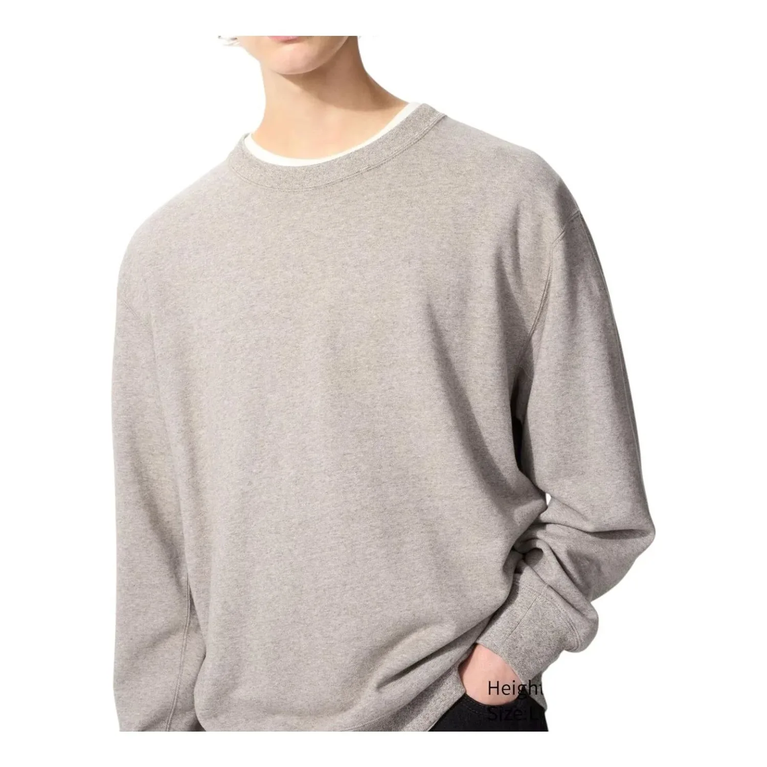 Толстовка UNIQLO, бежевая