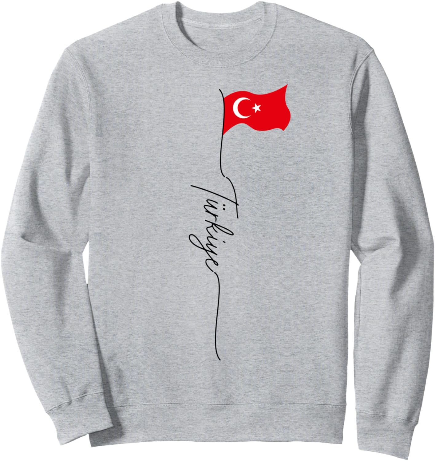 

Turkiye, Trkiye, Турецкий флаг, Винтажная патриотическая толстовка Turkiye Turkish Flag Patriotic Gifts For Turks Abroad, серый
