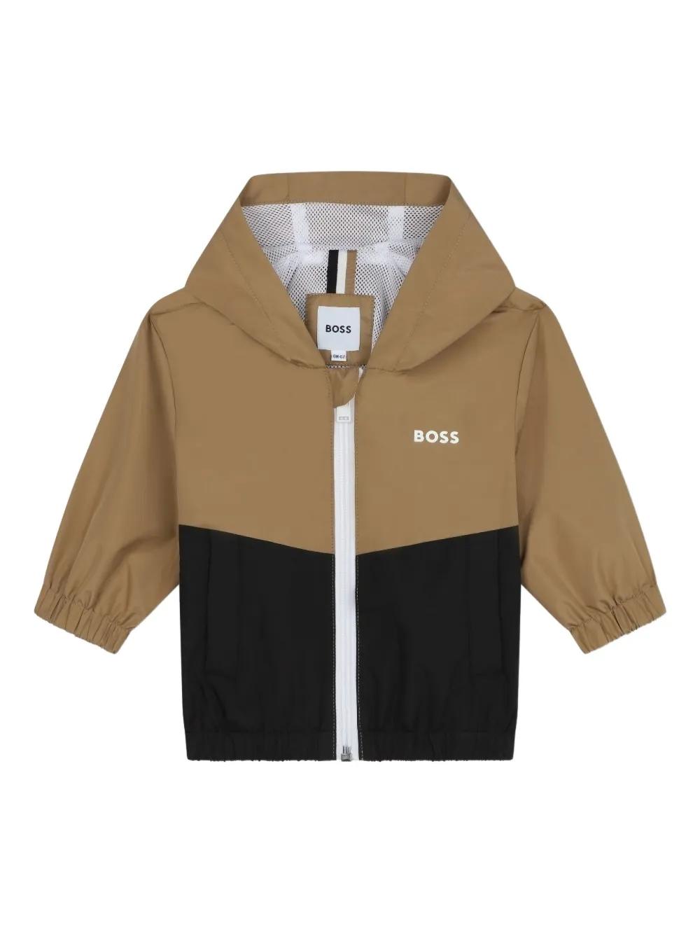 

Куртка с капюшоном BOSS Kidswear, коричневый