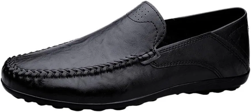 Лоферы мужские офисные дышащие, Black UOPYNE