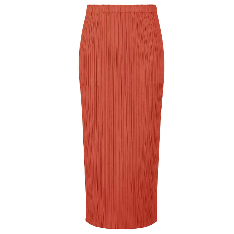

ISSEY MIYAKE Повседневная длинная юбка Women's Orange Red