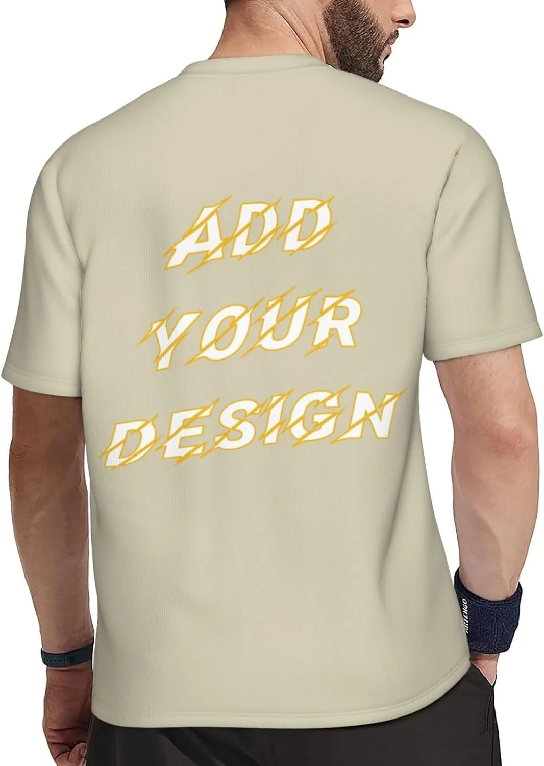 Футболка мужская Custom T Shirts с принтом на 4 сторонах — фото 4