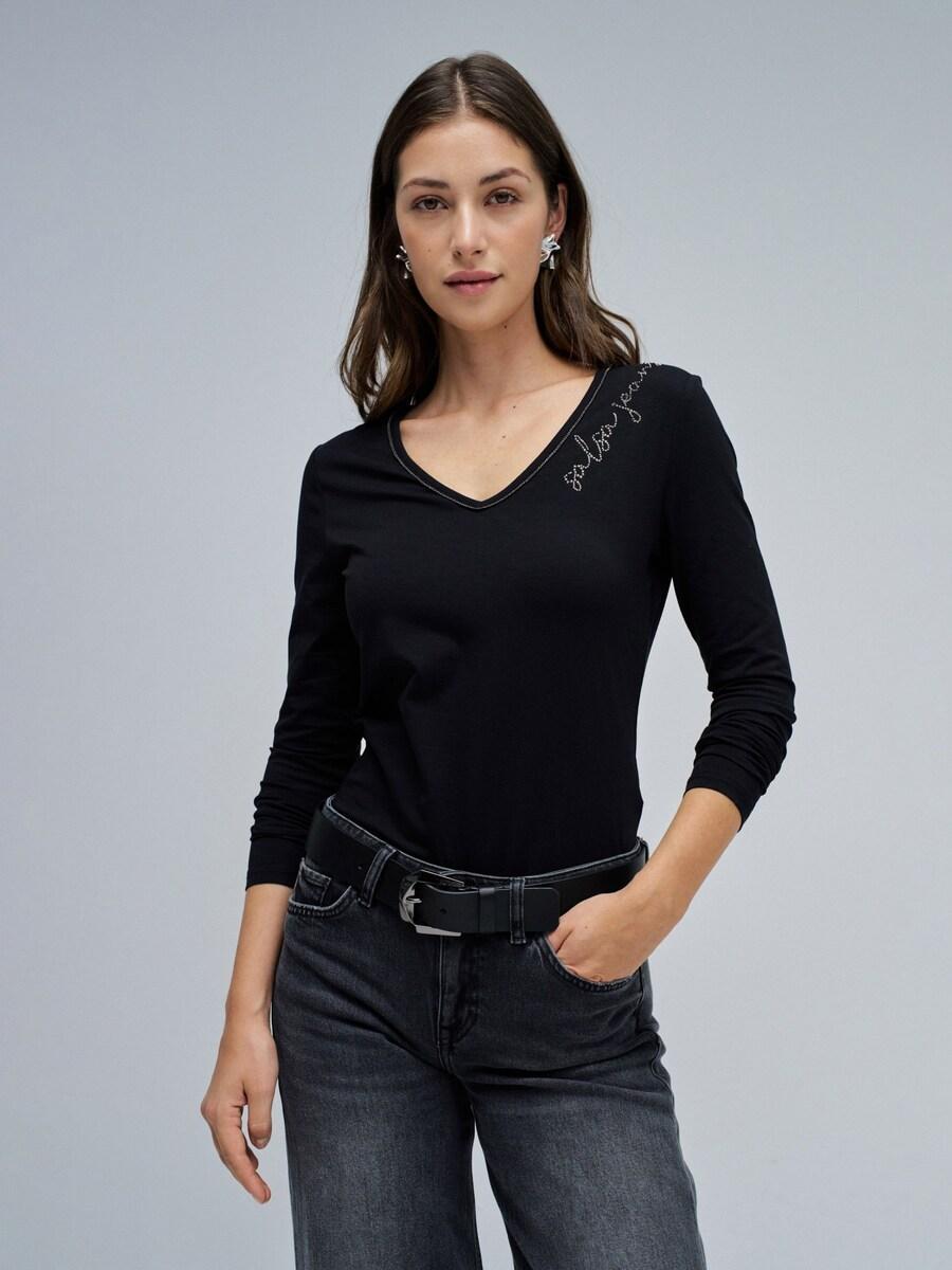 

Лонгслив Salsa Jeans, Black