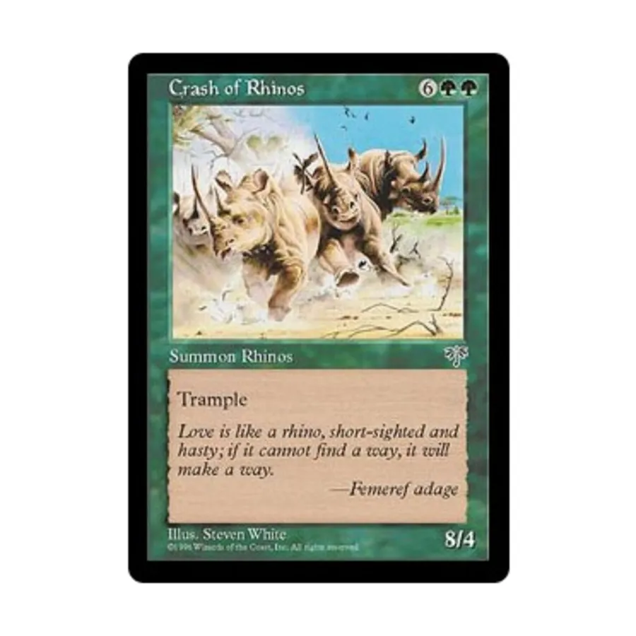 

CCG Крушение носорогов (клавиша C), MTG - Mirage